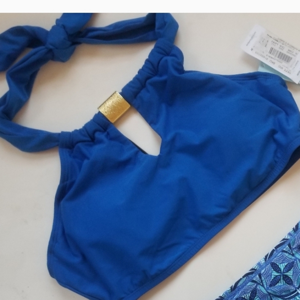 Antonio Melanie Bikini top blue